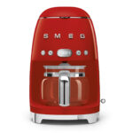 Red drip coffee machine