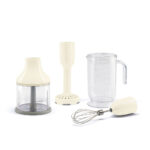 4 accessories set, Cream version, Beaker, Chopper, Whisk, Masher