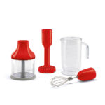 4 accessories set, Red version, Beaker, Chopper, Whisk, Masher