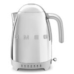 Polished steel kettle