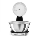 Analogue and digital kitchen scale KSF01BLWW