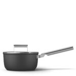 Saucepan with tempered glass lid